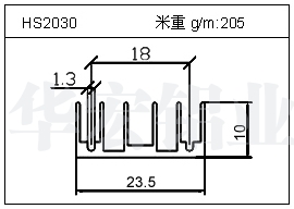 充電器鋁型材HS2030