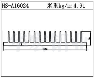 型材散熱器HS-A16024