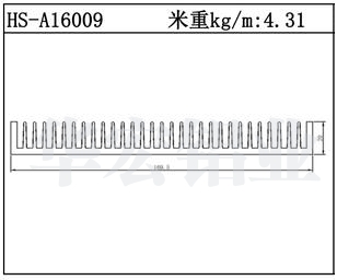 型材散熱器HS-A16009