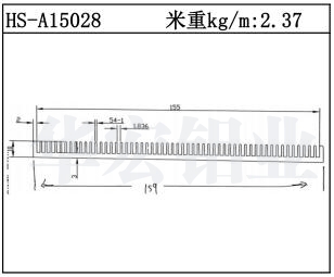 型材散熱器HS-A15028