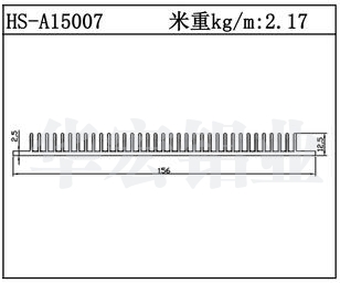 型材散熱器HS-A15007