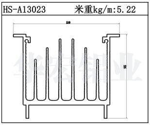 工業(yè)鋁型材HS-A13023