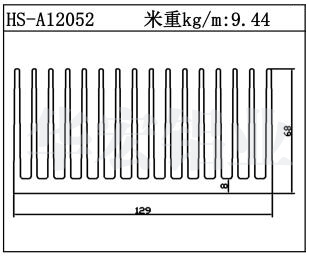 路燈散熱器HS-A12052