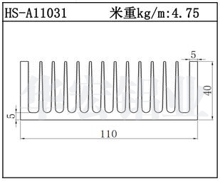 路燈散熱器HS-A11031