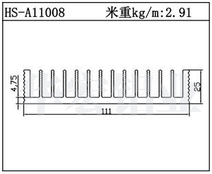 鎮(zhèn)江散熱器HS-A11008