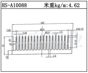 鎮(zhèn)江散熱器HS-A10088