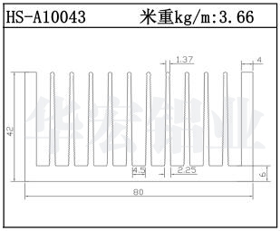 電子散熱器HS-A10043