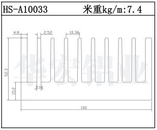 鎮(zhèn)江散熱器HS-A10033