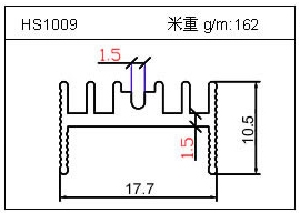 LED鋁型材HS1009