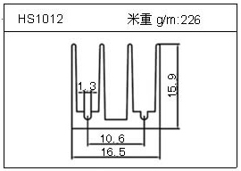 LED鋁型材HS1012