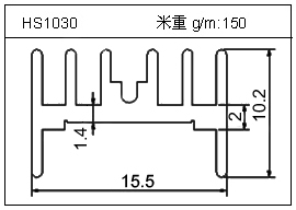 橋架鋁型材HS1030