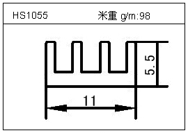 工業(yè)鋁型材HS1055