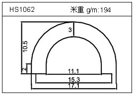 工業(yè)鋁型材HS1062