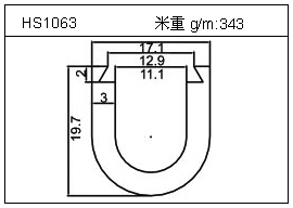 工業(yè)鋁型材HS1063