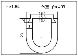 散熱器鋁型材HS1065