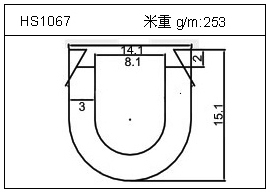 散熱器鋁型材HS1067