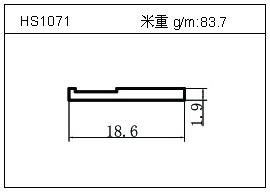 散熱器鋁型材HS1071