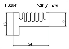 電焊機鋁型材HS2041