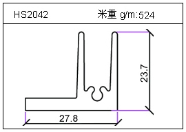 電焊機鋁型材HS2042