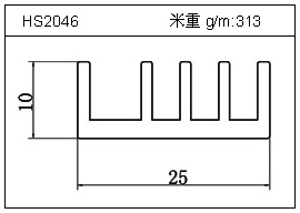 電焊機鋁型材HS2046