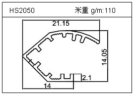 電焊機鋁型材HS2050