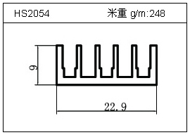 電焊機鋁型材HS2054