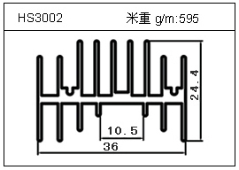 電焊機鋁型材HS3002