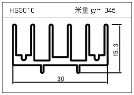 門窗鋁型材HS3010