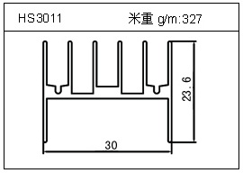 門窗鋁型材HS3011