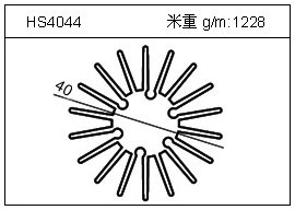 鏟片鋁型材HS4044