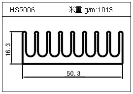 鏟片鋁型材HS5006