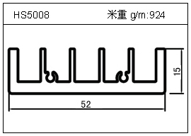 鏟片鋁型材HS5008