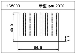 鏟片鋁型材HS5009