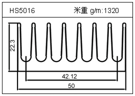 冷拔管鋁型材HS5016