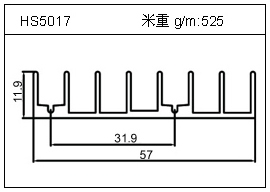 冷拔管鋁型材HS5017