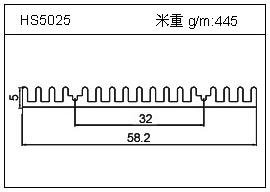 冷拔管鋁型材HS5025