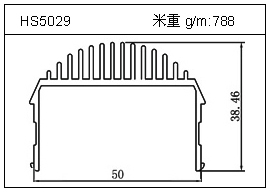 冷拔管鋁型材HS5029