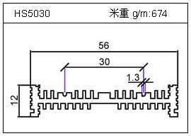 冷拔管鋁型材HS5030