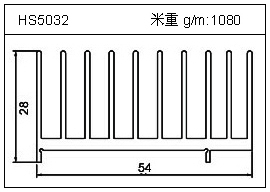 冷拔管鋁型材HS5032