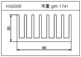 冷凝器鋁型材HS6008