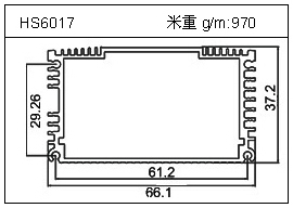 冷凝器鋁型材HS6017