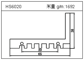 冷凝器鋁型材HS6020