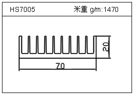 變頻器鋁型材HS7005