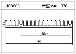 LED散熱器HS9009