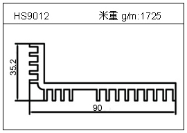 LED散熱器HS9012