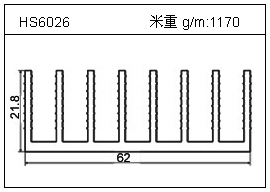 變頻器鋁型材HS6026