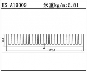 插片散熱器HS-A19009