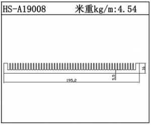 插片散熱器HS-A19008