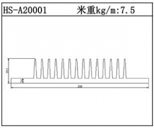 插片散熱器HS-A20001