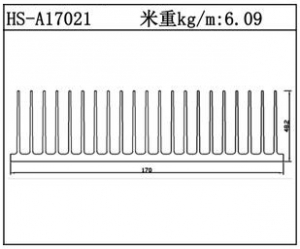 插片散熱器HS-A17021